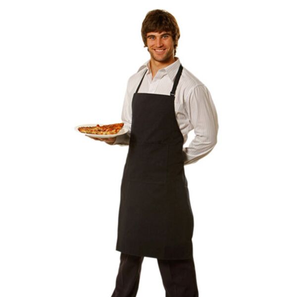 RAMO Full-bib Apron - 100% cotton canvas Thumbnail