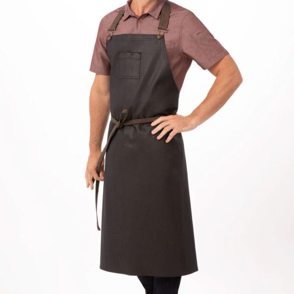 Chefworks Boulder Chefs Bib Apron Thumbnail