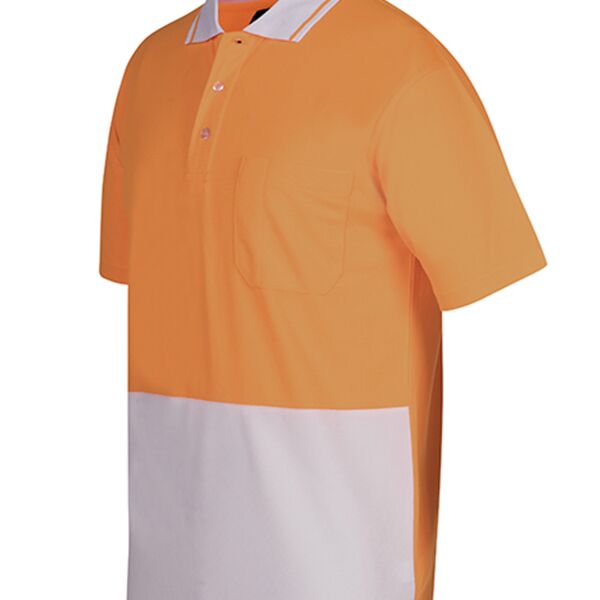 Hi Vis Kids Non Cuff Traditional Polo Thumbnail