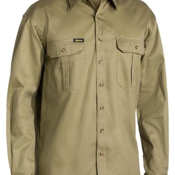 Bisley BS6433 L/S Cotton Drill Shirt Thumbnail